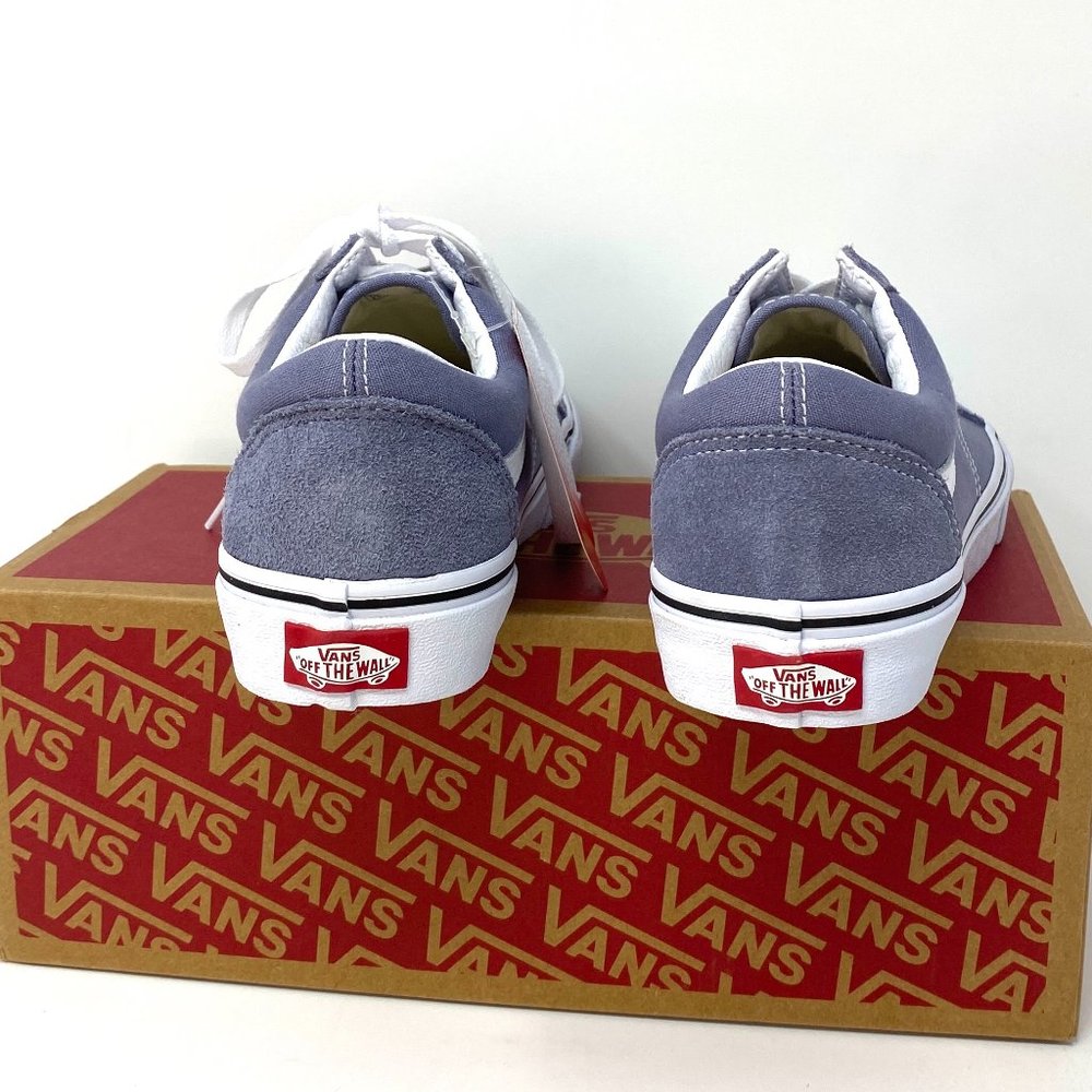 VANS  Old Skool Granite Blue Suede Women's - Picture 5 of 9